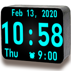 Huge Digital Clock Pro آئیکن