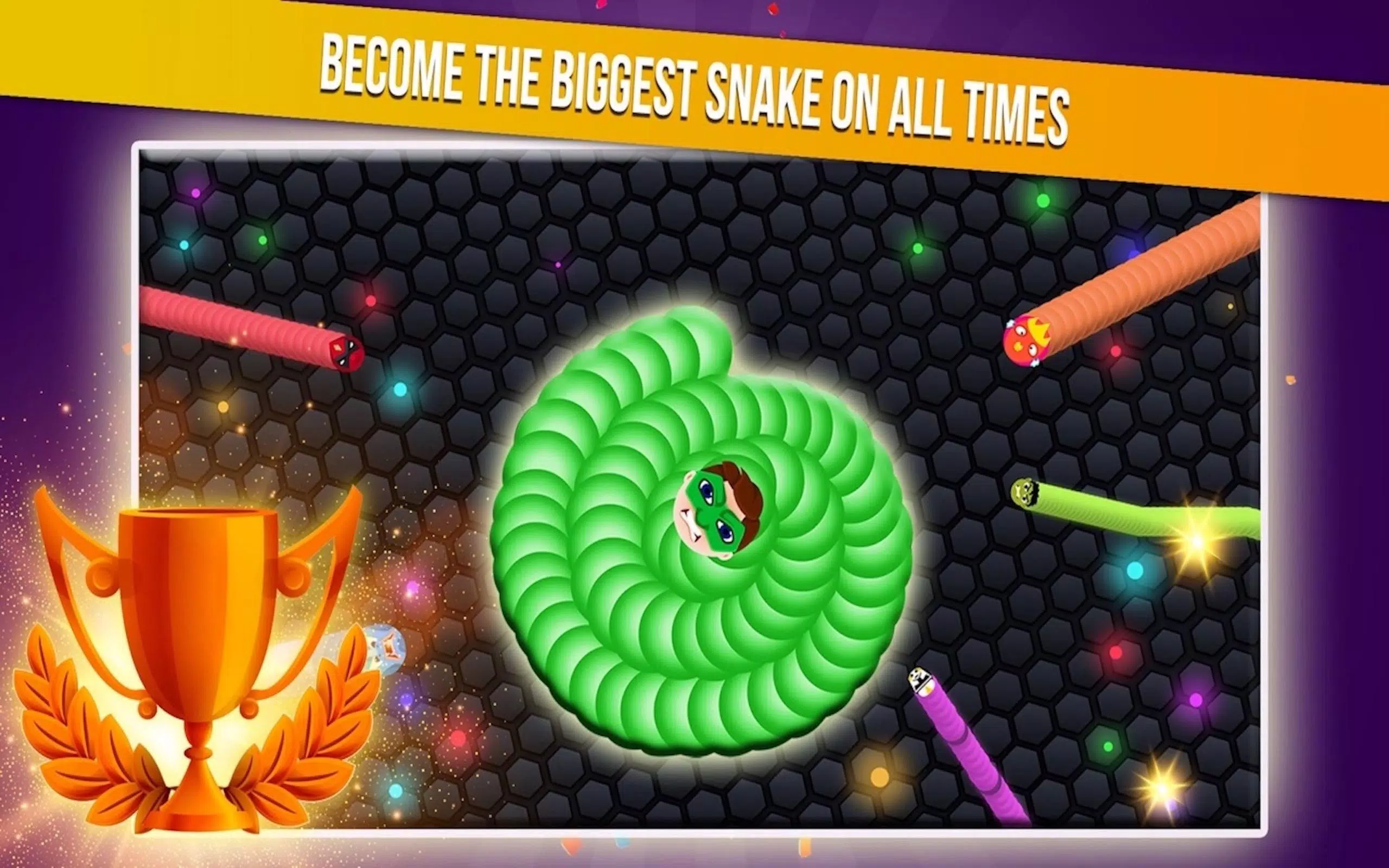 Descarga de APK de Snaker.io - Guerra de Serpientes y Gusanos Slither para  Android