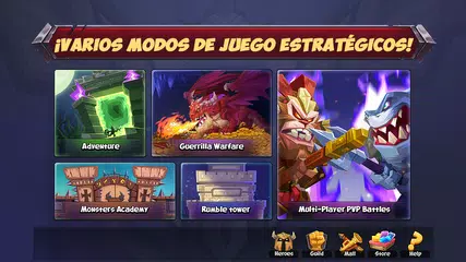 Descargar XAPK de Tactical Monsters Rumble Arena