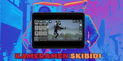 Skibidi vs Cameraman Mod Melon poster