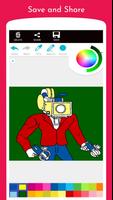 Cameraman Monster Coloring 截圖 1