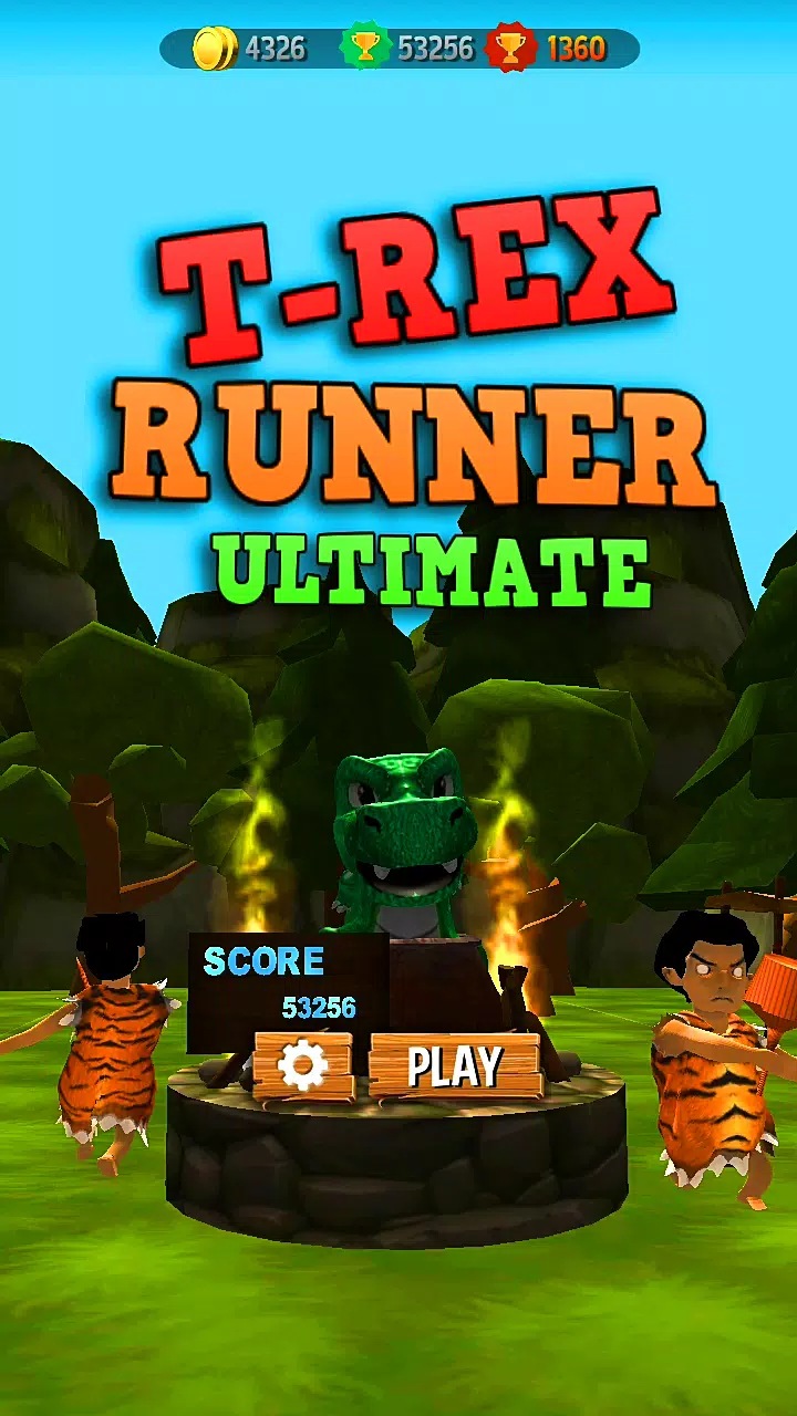 Dino T-Rex 3D Run game for Android 