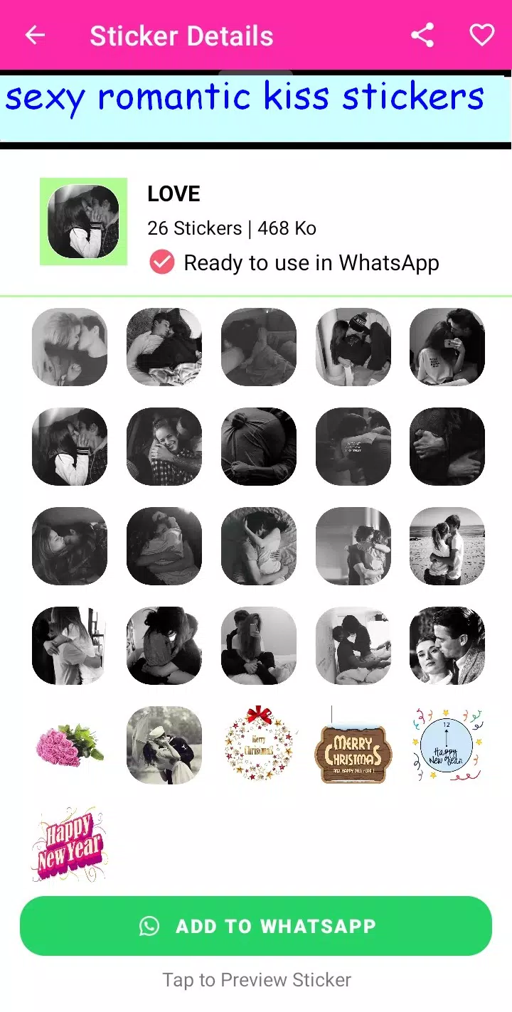 18+ sexy romantic stickers APK for Android Download