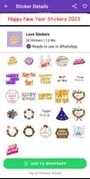 Happy New Year  Stickers 2023 Affiche