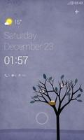 Baby Bird Dodol Locker Theme تصوير الشاشة 1