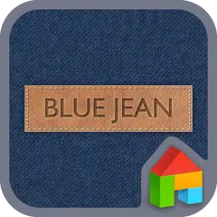 Blue Jean LINE Launcher theme