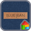 Blue Jean LINE Launcher theme