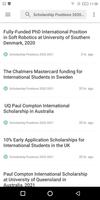 برنامه‌نما Canadian Scholarships عکس از صفحه