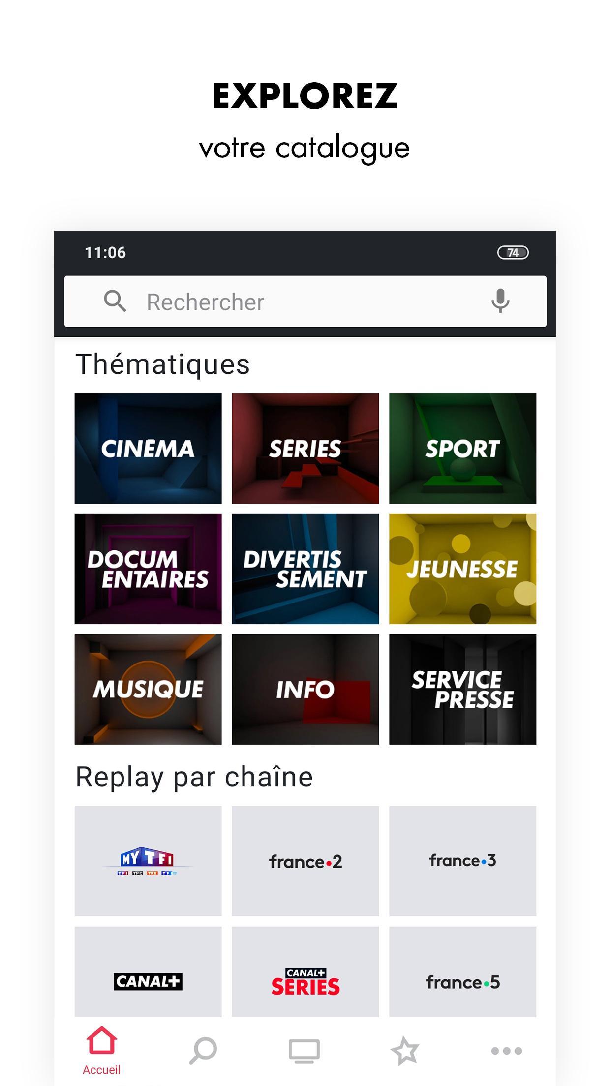 Mycanal Vos Programmes En Live Ou En Replay For Android