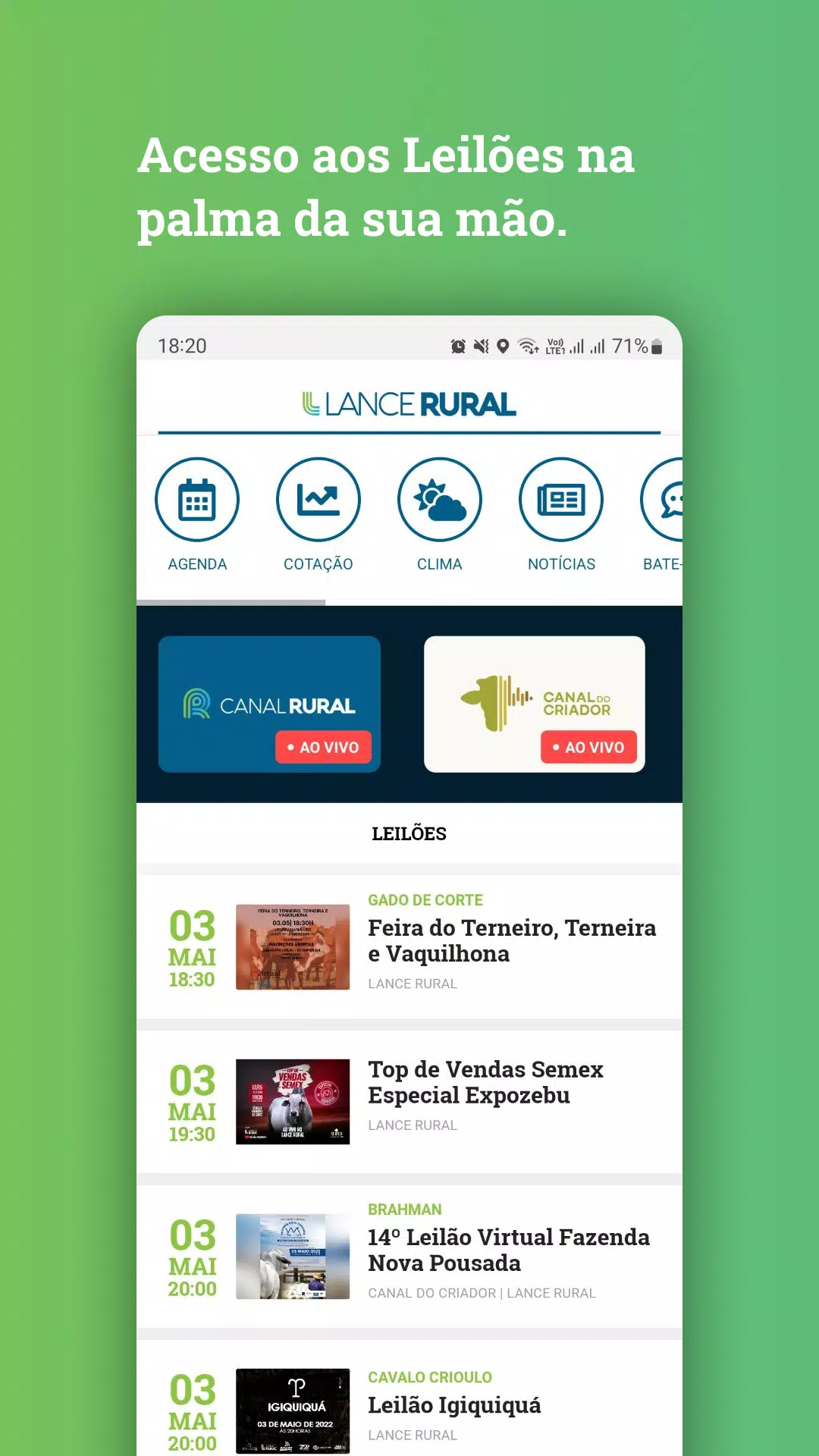 Download do APK de Lance Rural para Android