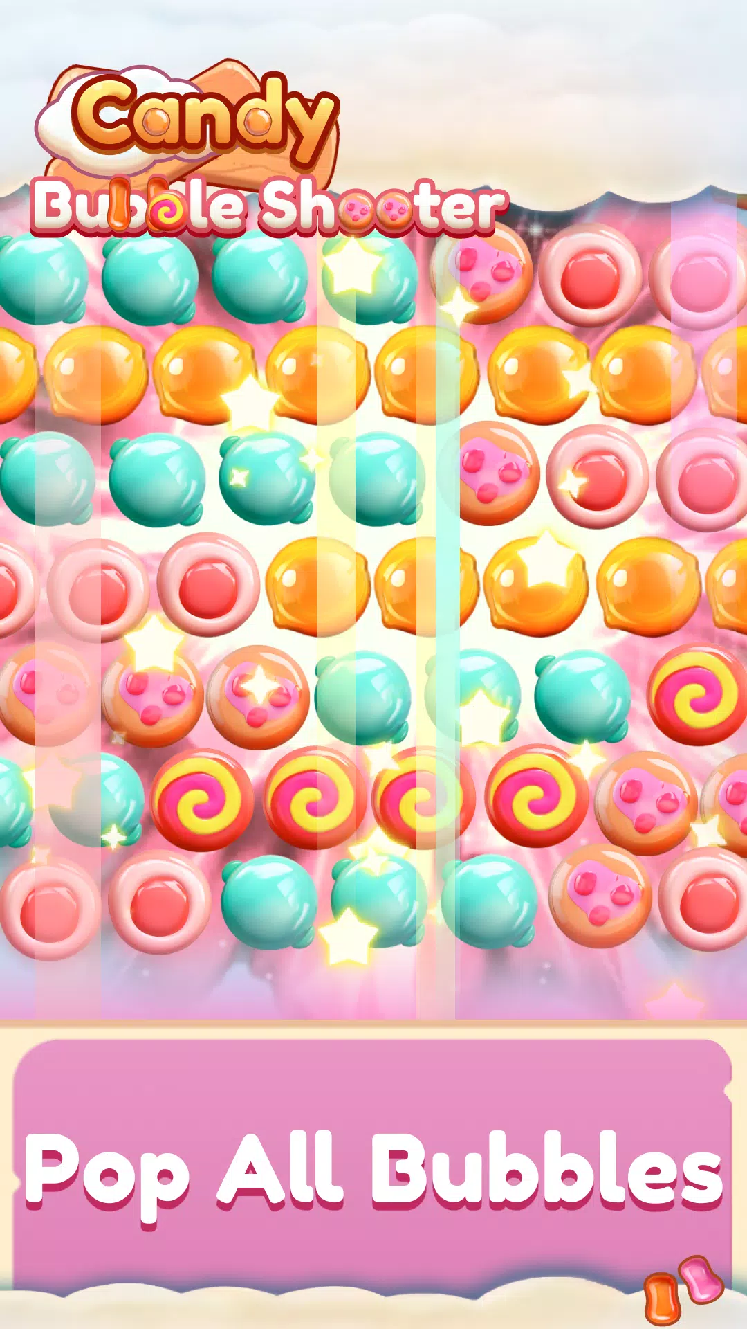 Candy Bubble Shooter - Divertimento livre tiro jogo simples 3 doces jogos  bolha!::Appstore for Android