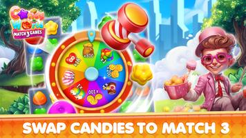 Candy World - Match 3 Games ảnh chụp màn hình 2