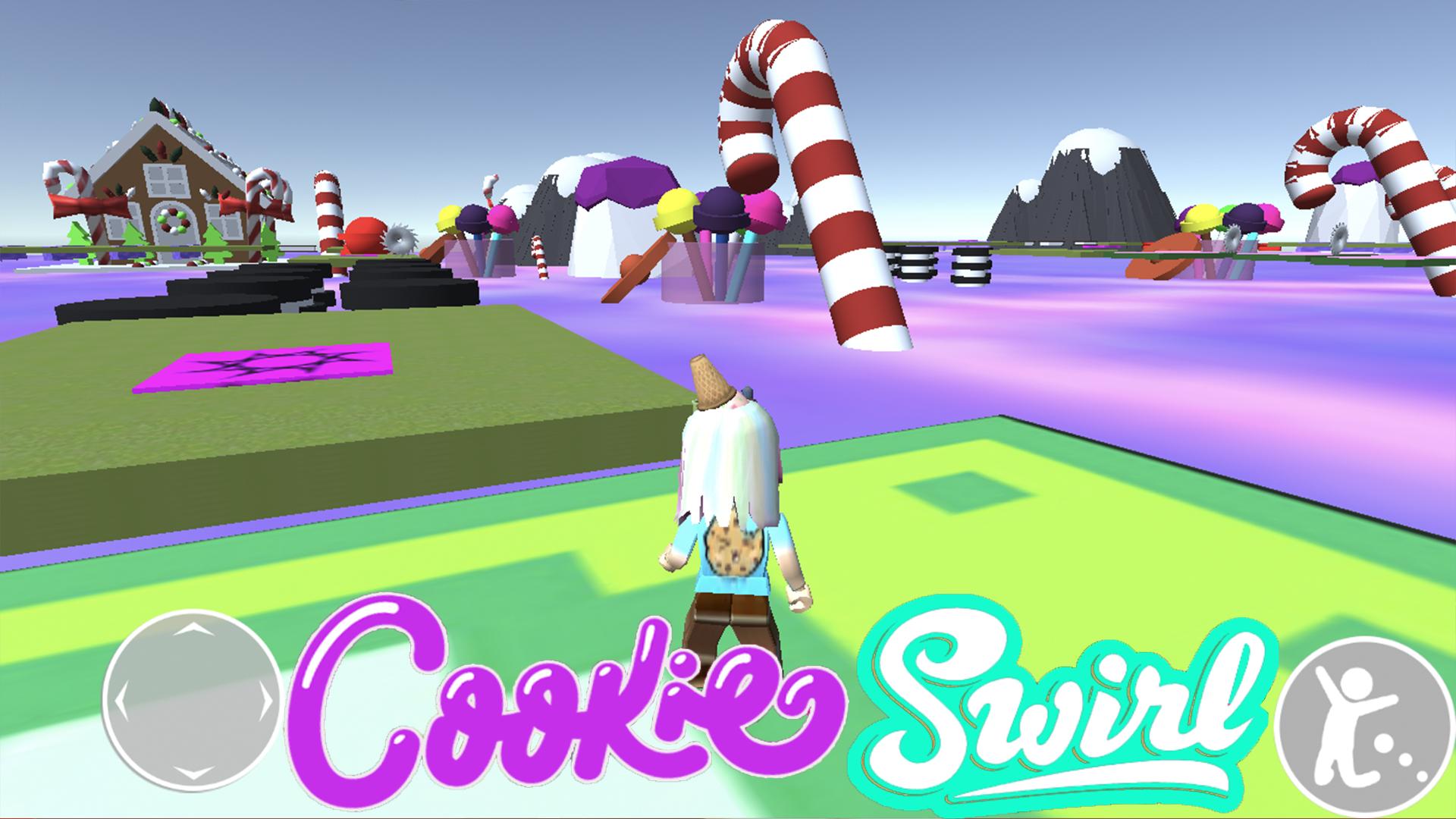 Obby Cookie Swirl C Roblx S Mod Candy Land For Android Apk Download - roblox candy world obby