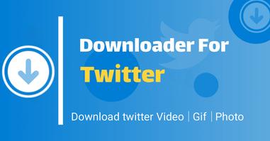 Downloader de vídeo para Twitt Cartaz