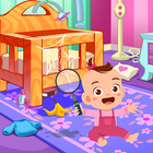 Baby House Cleaning Game - Detective Clean Up Fun simgesi