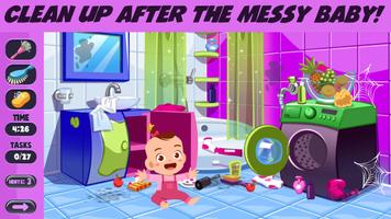 Baby House Cleaning Game - Detective Clean Up Fun gönderen