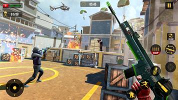 Paint Gunslinger: Real Shooter Battle Cartaz