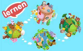 CandyBots Tiere Welt Puzzle Plakat