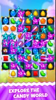 Super candy match3 crush game Cartaz