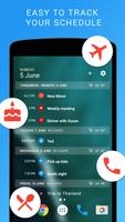 Calendar Widget: Agenda - Beau تصوير الشاشة 1