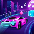 coche carreras: juego música icono
