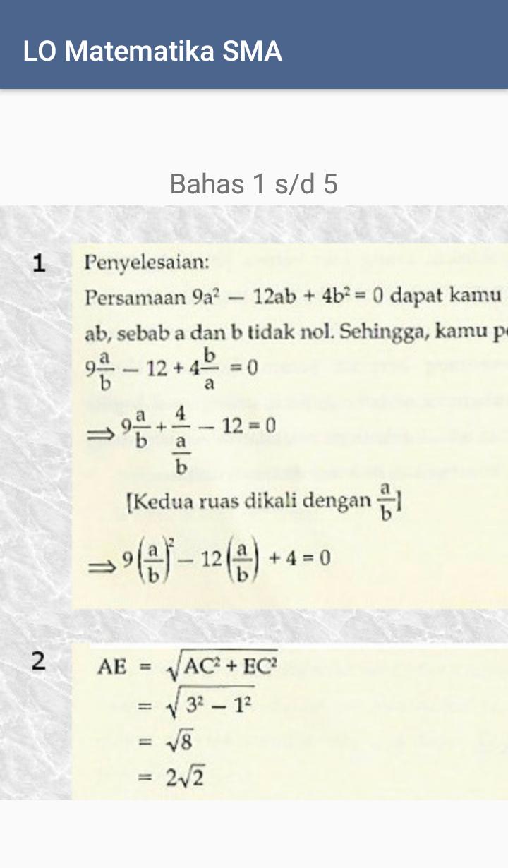 Soal Matematika Olimpiade Tingkat Sma