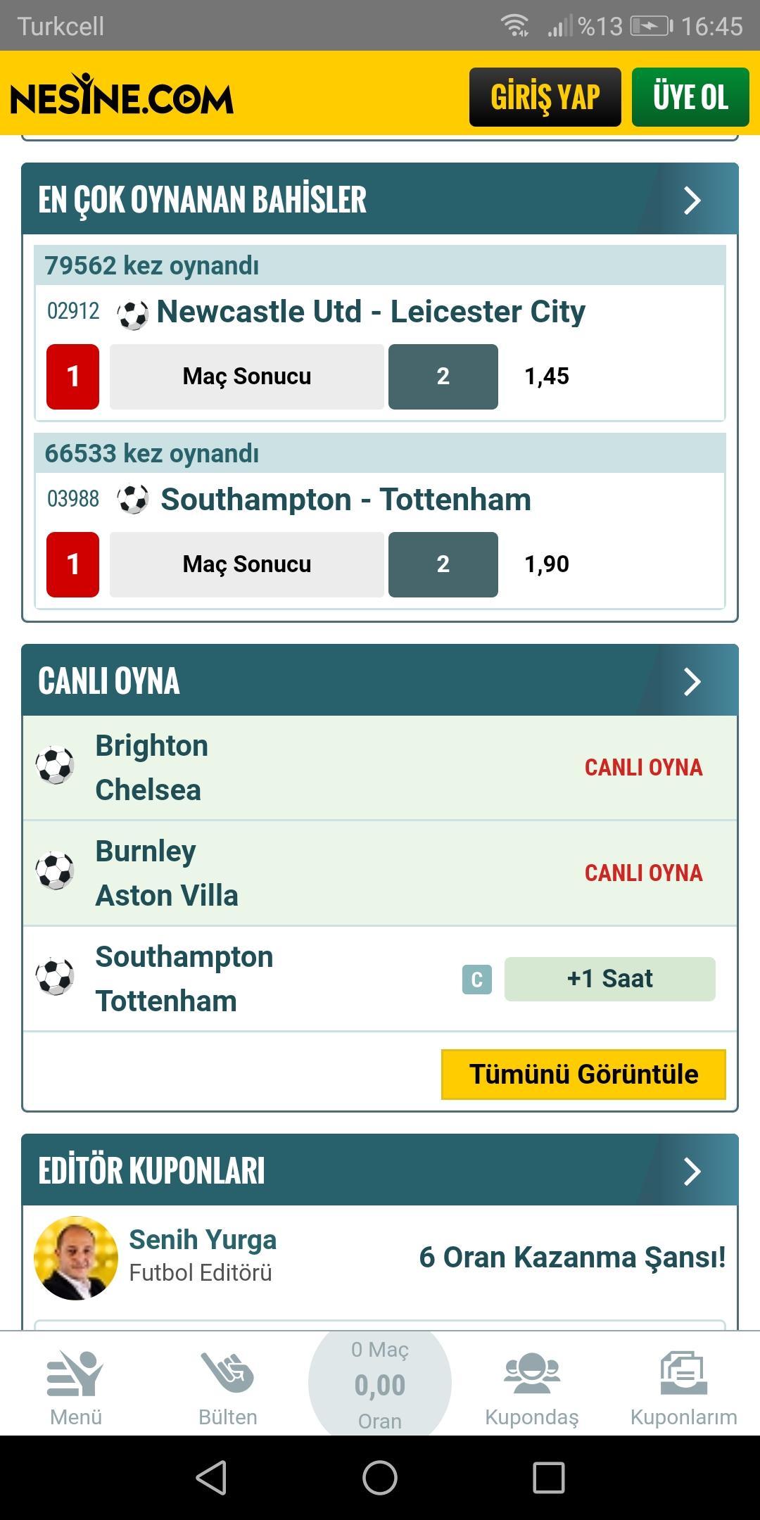 nöbet tutan asker Canlı maç izle, canlı maç sonuçları (Süper Lig, Premier Lig ...