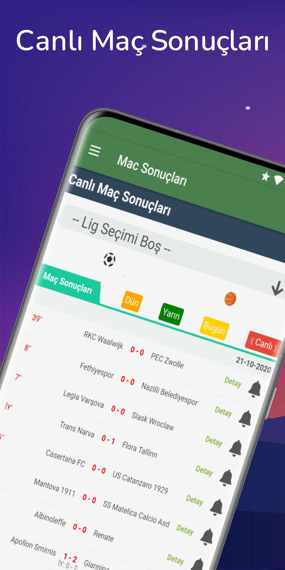 Canlı Maç Sonuçları - Canlı Skor for Android - APK Download