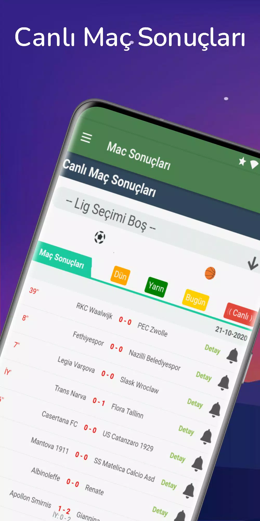 Canlı Maç Sonuçları - Canlı Skor APK للاندرويد تنزيل