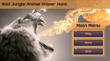 Wild Jungle Animal Sniper Hunt โปสเตอร์