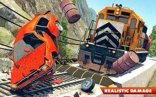 Train Vs Car Crash : Racing Games 2019 포스터