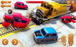 Train Vs Car Crash : Racing Games 2019 스크린샷 3