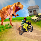 carreras de bicicletas dino adventure 3d icono