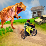 Fahrradrennen Dino-Abenteuer 3d Zeichen