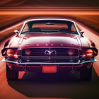 Mustang Car GT 4K Wallpaper icône