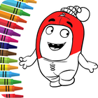 Oddbods Coloring book icône