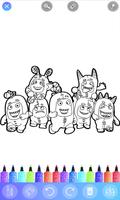 برنامه‌نما Oddbods Coloring book عکس از صفحه