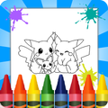 Poke monsak Coloring Book