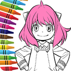 Anya's x Spy Coloring иконка