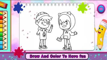 Coloring Book Toca Life ภาพหน้าจอ 3