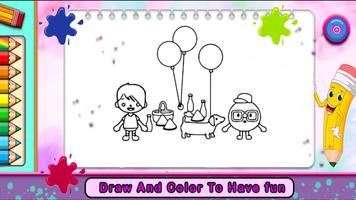 Coloring Book Toca Life постер