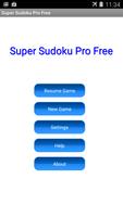 Super Sudoku Pro Free โปสเตอร์