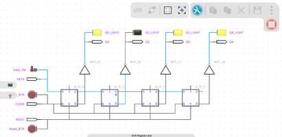 Digital Circuit Simulator ภาพหน้าจอ 1