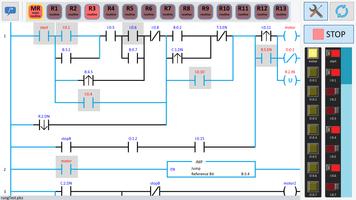 2 Schermata PLC Ladder Simulator 2