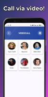 Singers Fake Video Call & Chat capture d'écran 1