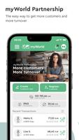 Приложение myWorld Partner постер