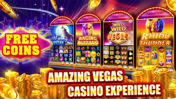 Vegas Party Slot Machines Affiche