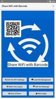 Share WiFi with Barcode Affiche