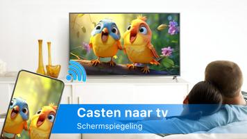 TV-cast - Schermspiegeling-poster