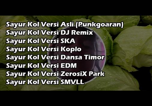 Lagu Sayur Kol Punxgoaran For Android Apk Download